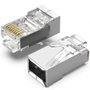 Vention Conector RJ45 Modular FTP CAT5E 100mbps con Conductor de Cobre Puro - Pack de 50 Unidades